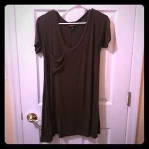 Dark army green dress